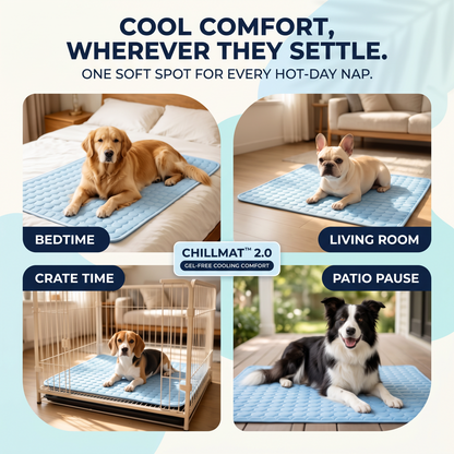 ChillMat™ - Instant Cooling Dog Mat 2.0